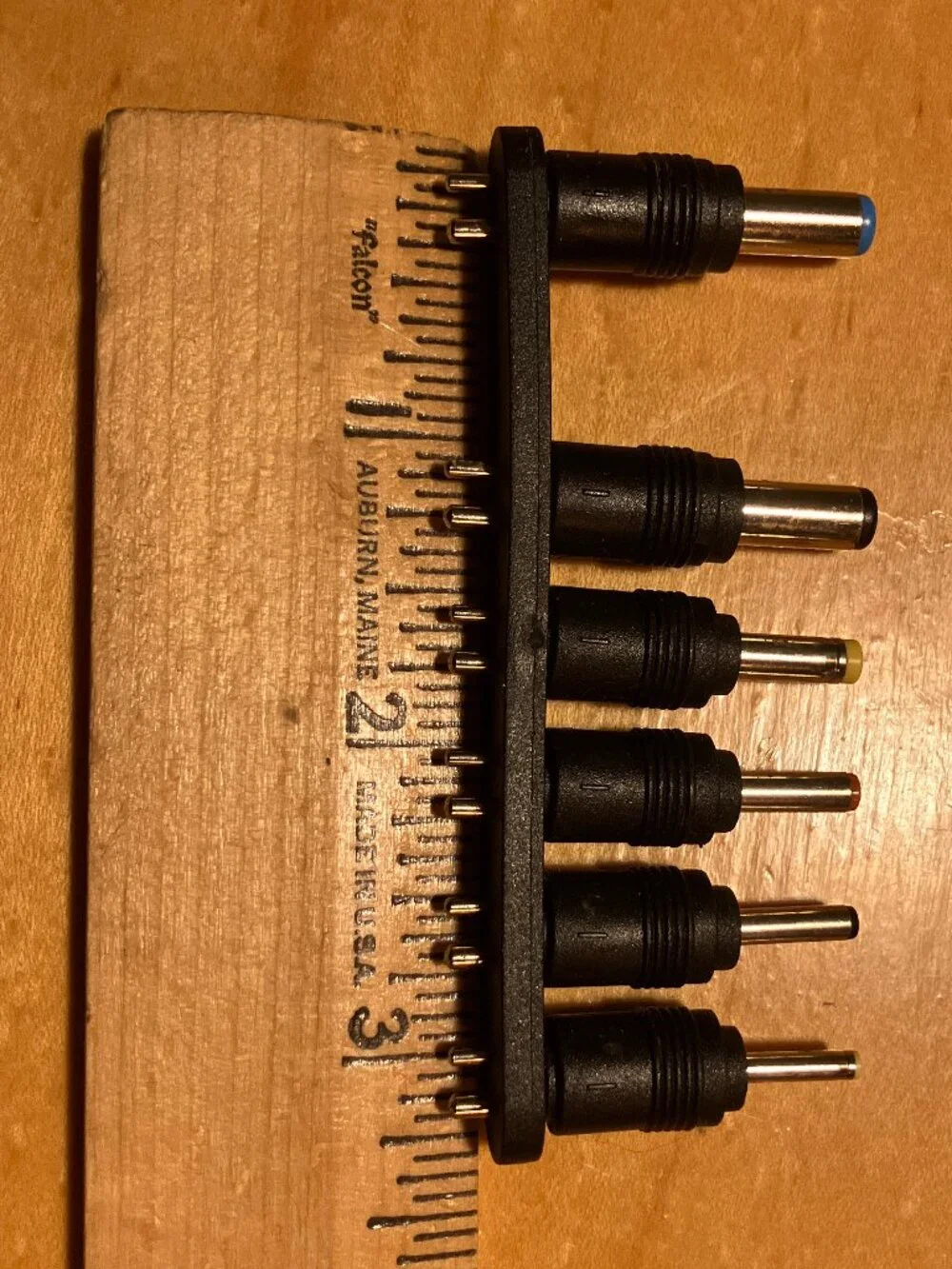 Universal 6-Piece DC Power Adapter Tip Set (5.5mm Base)